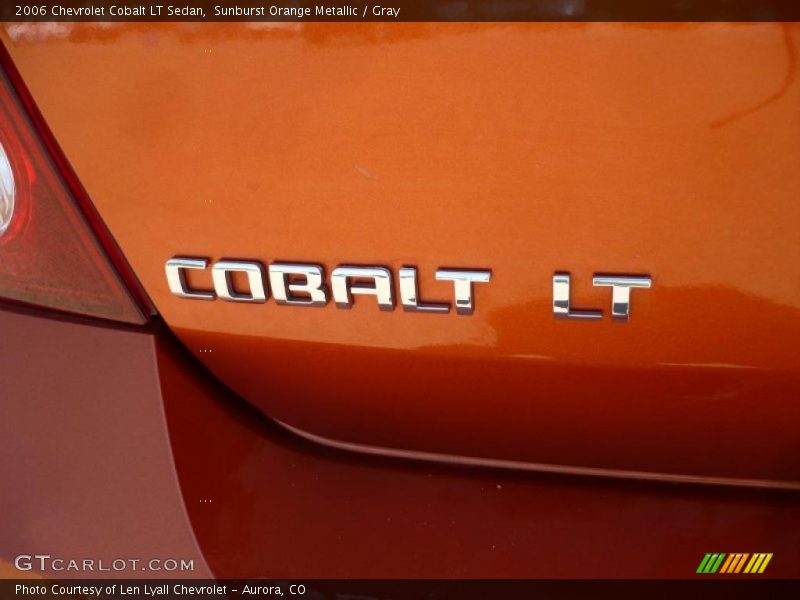 Sunburst Orange Metallic / Gray 2006 Chevrolet Cobalt LT Sedan