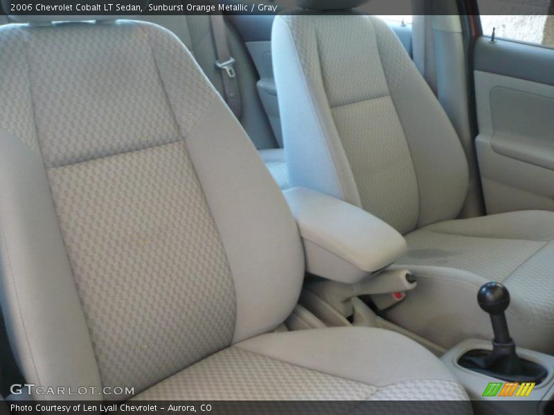 Sunburst Orange Metallic / Gray 2006 Chevrolet Cobalt LT Sedan