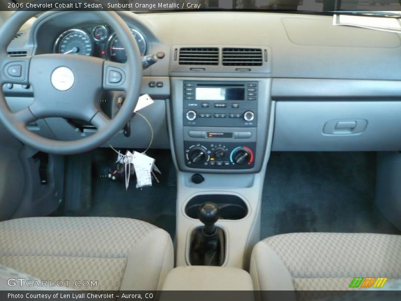 Sunburst Orange Metallic / Gray 2006 Chevrolet Cobalt LT Sedan