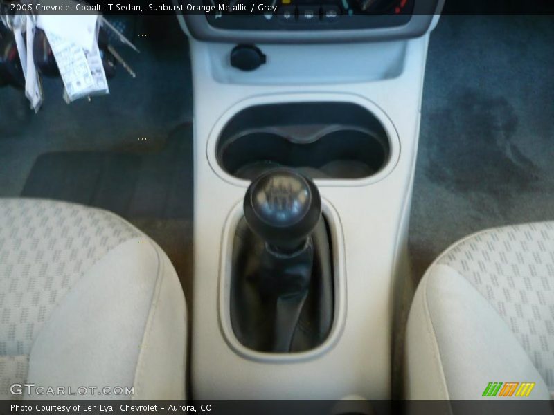 Sunburst Orange Metallic / Gray 2006 Chevrolet Cobalt LT Sedan
