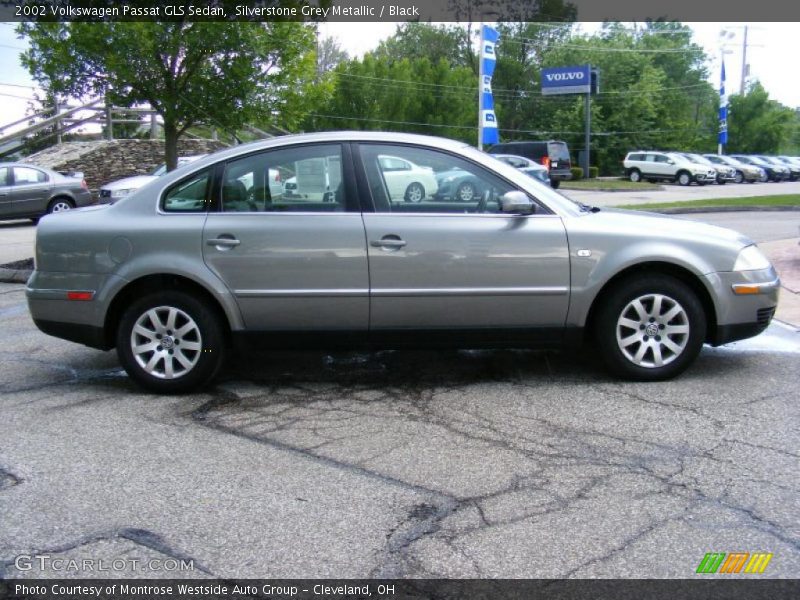 Silverstone Grey Metallic / Black 2002 Volkswagen Passat GLS Sedan