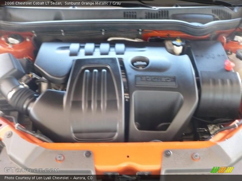 Sunburst Orange Metallic / Gray 2006 Chevrolet Cobalt LT Sedan