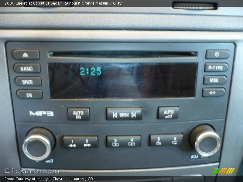 Sunburst Orange Metallic / Gray 2006 Chevrolet Cobalt LT Sedan