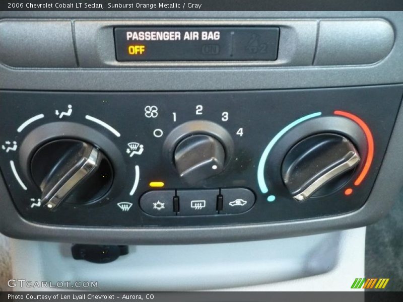 Sunburst Orange Metallic / Gray 2006 Chevrolet Cobalt LT Sedan