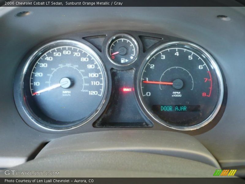Sunburst Orange Metallic / Gray 2006 Chevrolet Cobalt LT Sedan