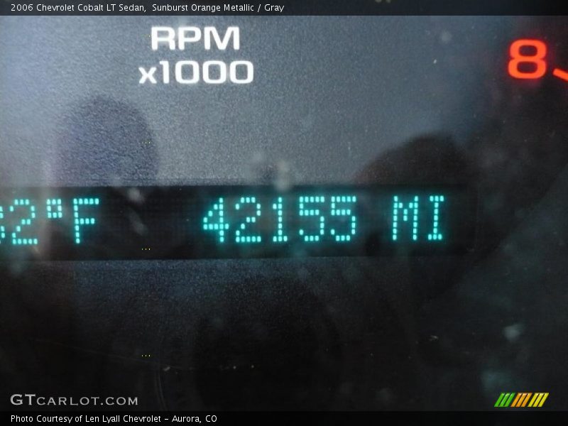 Sunburst Orange Metallic / Gray 2006 Chevrolet Cobalt LT Sedan