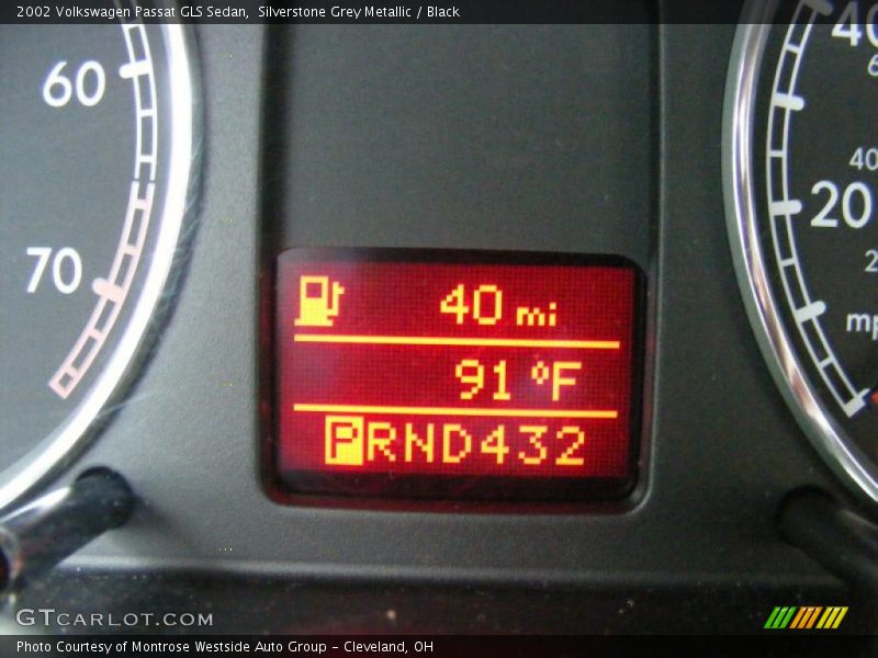 Silverstone Grey Metallic / Black 2002 Volkswagen Passat GLS Sedan
