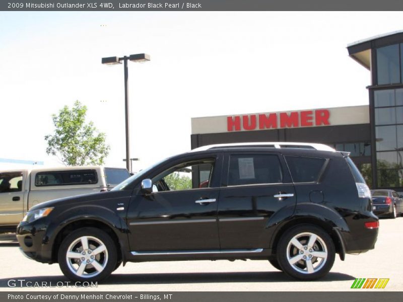 Labrador Black Pearl / Black 2009 Mitsubishi Outlander XLS 4WD