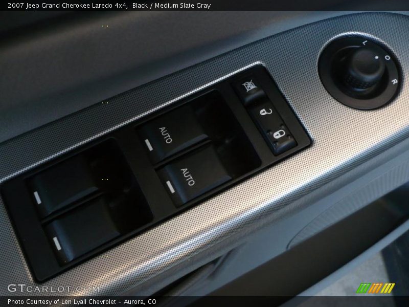 Black / Medium Slate Gray 2007 Jeep Grand Cherokee Laredo 4x4
