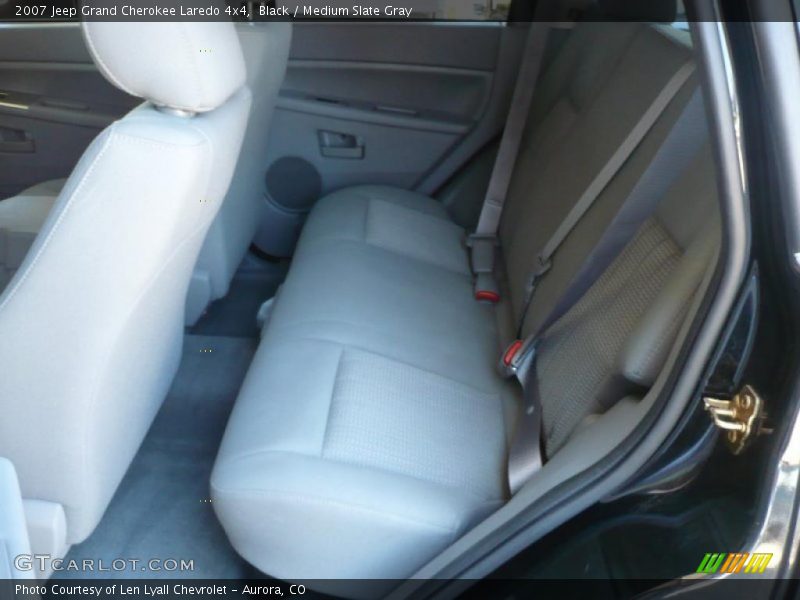 Black / Medium Slate Gray 2007 Jeep Grand Cherokee Laredo 4x4