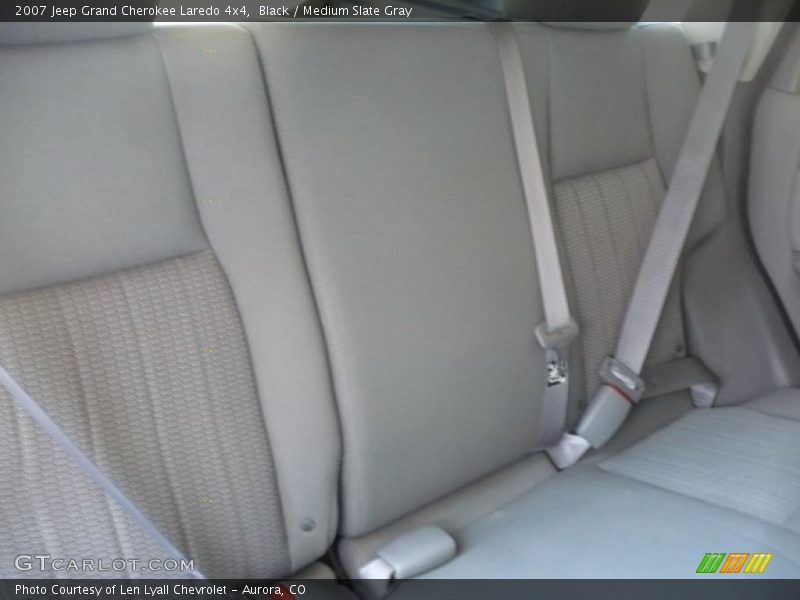 Black / Medium Slate Gray 2007 Jeep Grand Cherokee Laredo 4x4
