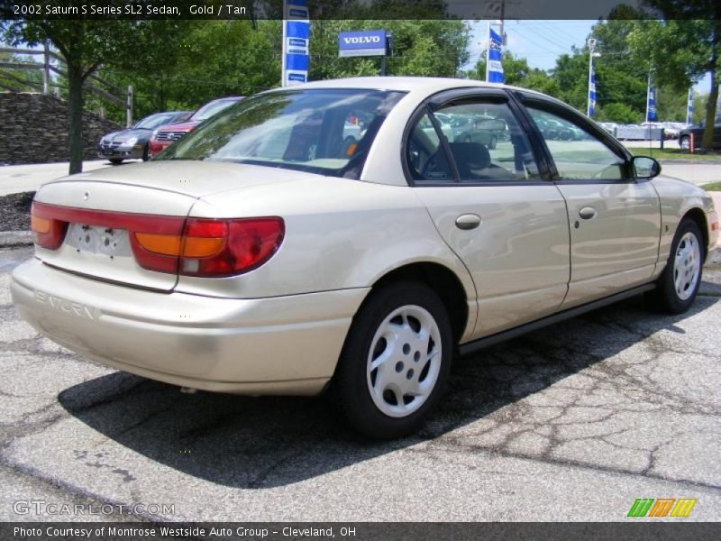 Gold / Tan 2002 Saturn S Series SL2 Sedan