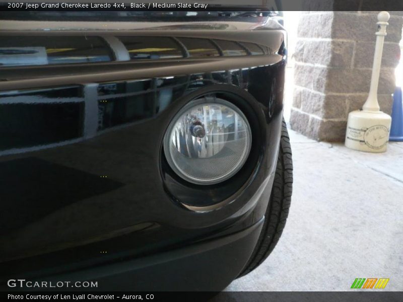 Black / Medium Slate Gray 2007 Jeep Grand Cherokee Laredo 4x4