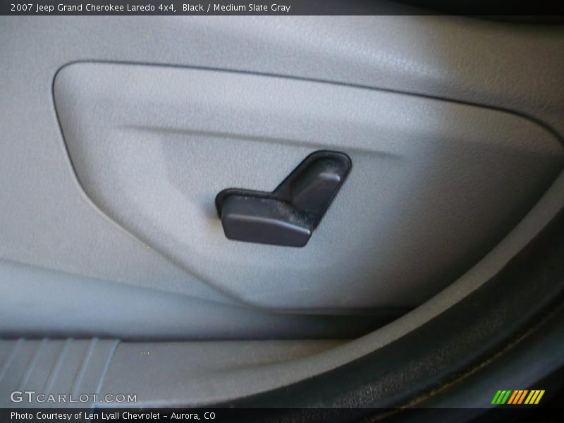 Black / Medium Slate Gray 2007 Jeep Grand Cherokee Laredo 4x4