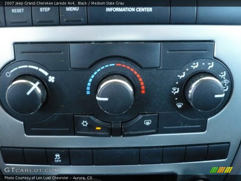 Black / Medium Slate Gray 2007 Jeep Grand Cherokee Laredo 4x4