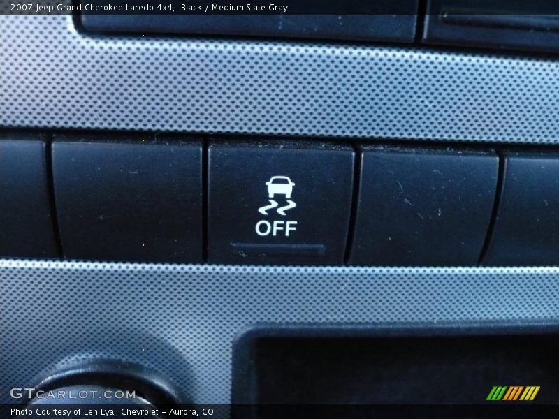 Black / Medium Slate Gray 2007 Jeep Grand Cherokee Laredo 4x4