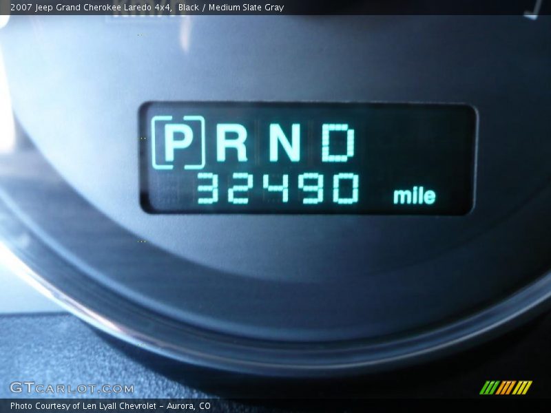 Black / Medium Slate Gray 2007 Jeep Grand Cherokee Laredo 4x4