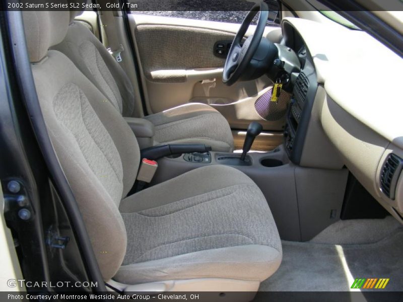 Gold / Tan 2002 Saturn S Series SL2 Sedan