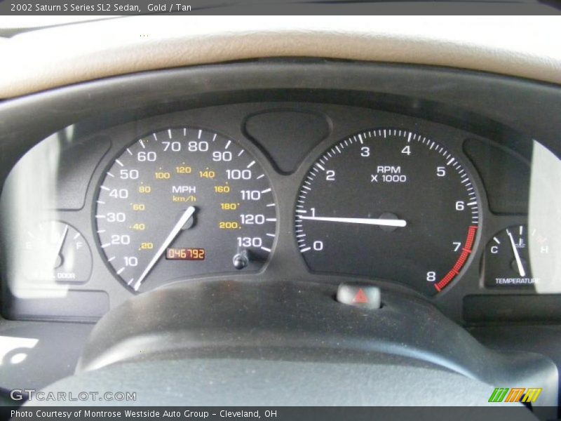 Gold / Tan 2002 Saturn S Series SL2 Sedan