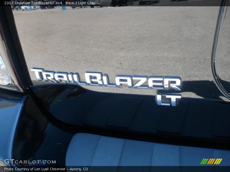 Black / Light Gray 2007 Chevrolet TrailBlazer LT 4x4