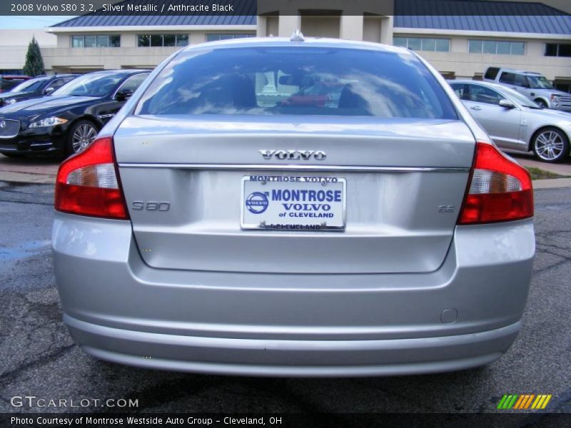 Silver Metallic / Anthracite Black 2008 Volvo S80 3.2