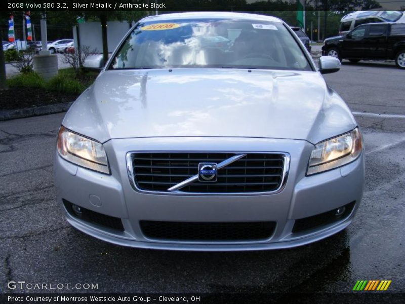 Silver Metallic / Anthracite Black 2008 Volvo S80 3.2