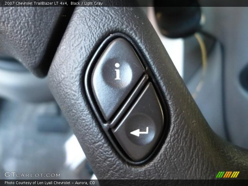 Black / Light Gray 2007 Chevrolet TrailBlazer LT 4x4