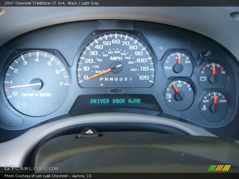 Black / Light Gray 2007 Chevrolet TrailBlazer LT 4x4