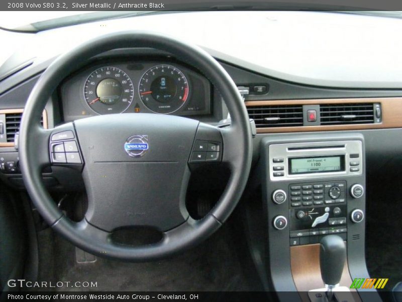 Silver Metallic / Anthracite Black 2008 Volvo S80 3.2