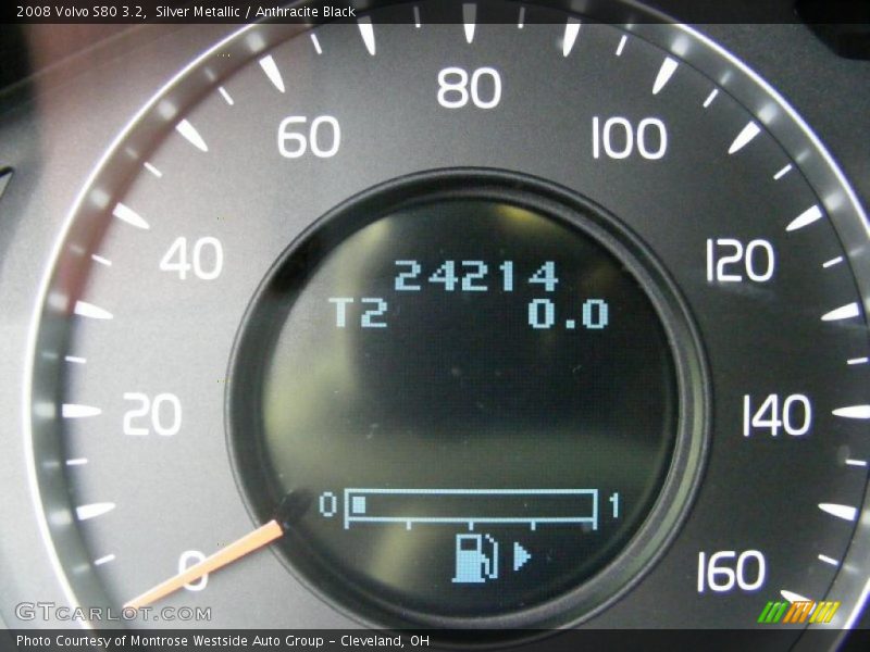 Silver Metallic / Anthracite Black 2008 Volvo S80 3.2