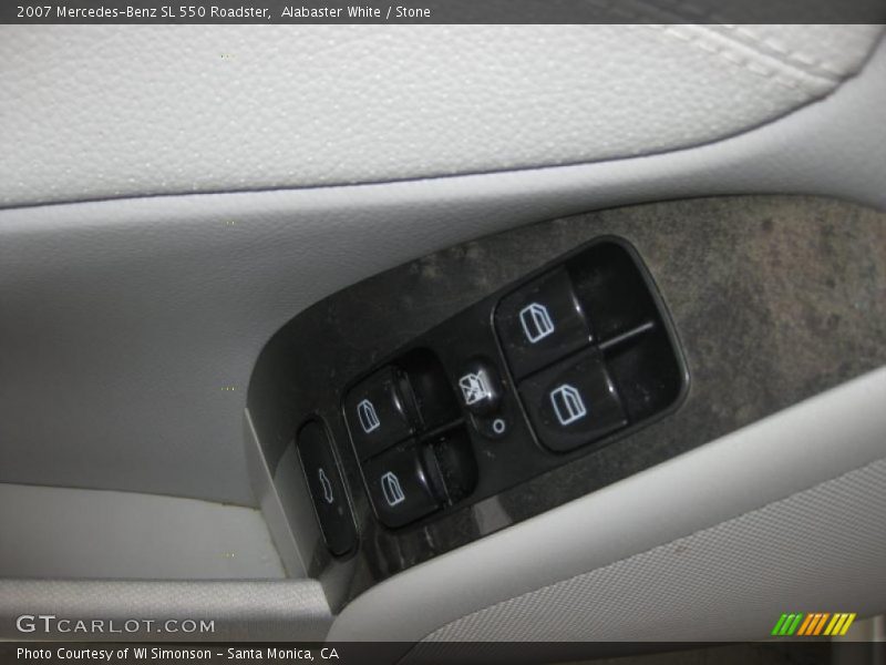 Alabaster White / Stone 2007 Mercedes-Benz SL 550 Roadster