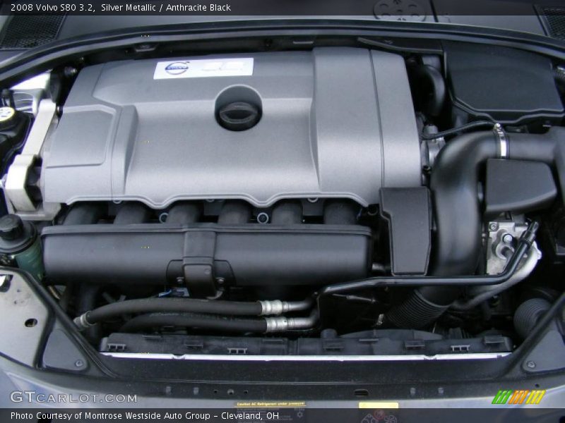 Silver Metallic / Anthracite Black 2008 Volvo S80 3.2