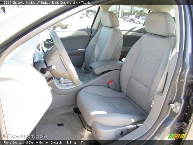 Dark Gray Metallic / Titanium 2009 Chevrolet Malibu LT Sedan