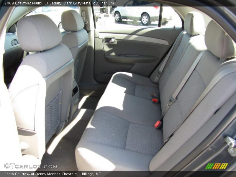 Dark Gray Metallic / Titanium 2009 Chevrolet Malibu LT Sedan