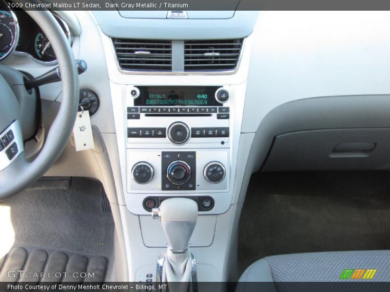 Dark Gray Metallic / Titanium 2009 Chevrolet Malibu LT Sedan