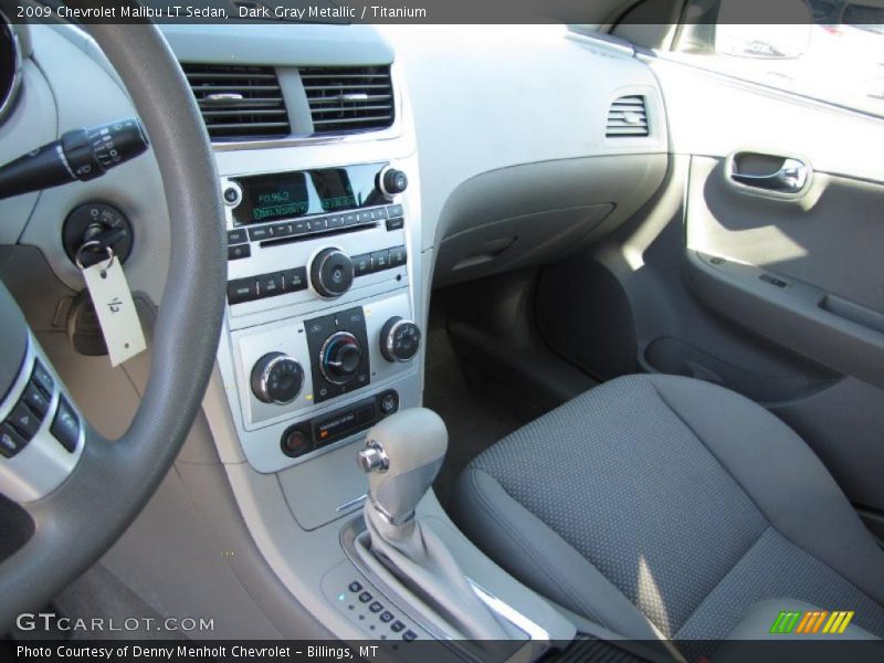 Dark Gray Metallic / Titanium 2009 Chevrolet Malibu LT Sedan