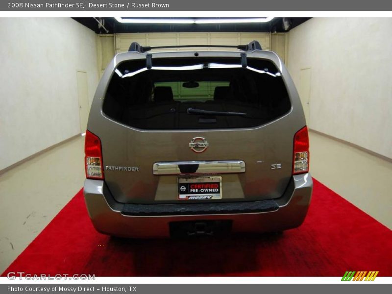 Desert Stone / Russet Brown 2008 Nissan Pathfinder SE