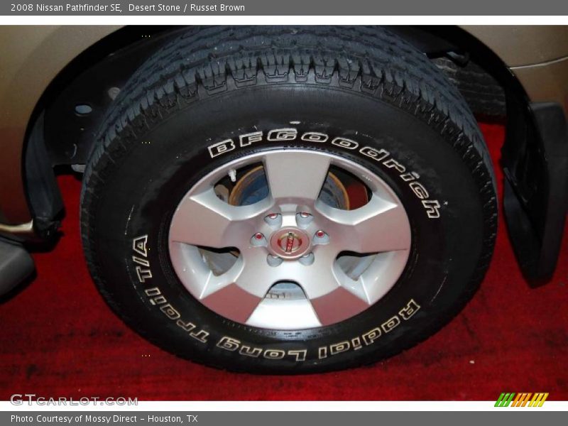 Desert Stone / Russet Brown 2008 Nissan Pathfinder SE