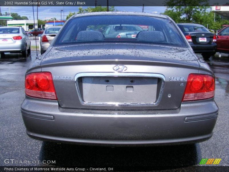 Slate Gray / Black 2002 Hyundai Sonata GLS V6