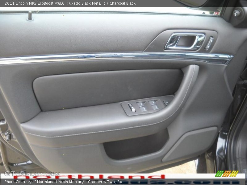 Tuxedo Black Metallic / Charcoal Black 2011 Lincoln MKS EcoBoost AWD