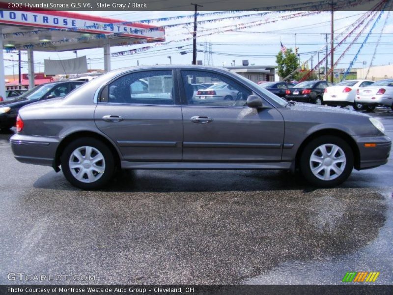 Slate Gray / Black 2002 Hyundai Sonata GLS V6