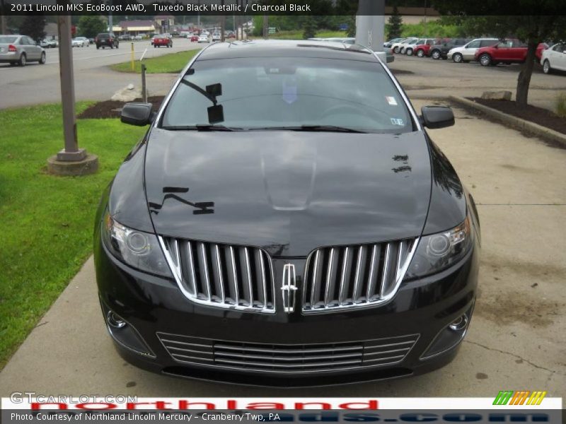 Tuxedo Black Metallic / Charcoal Black 2011 Lincoln MKS EcoBoost AWD