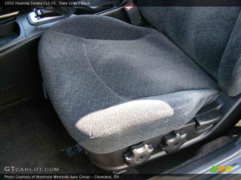 Slate Gray / Black 2002 Hyundai Sonata GLS V6