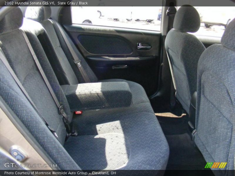 Slate Gray / Black 2002 Hyundai Sonata GLS V6