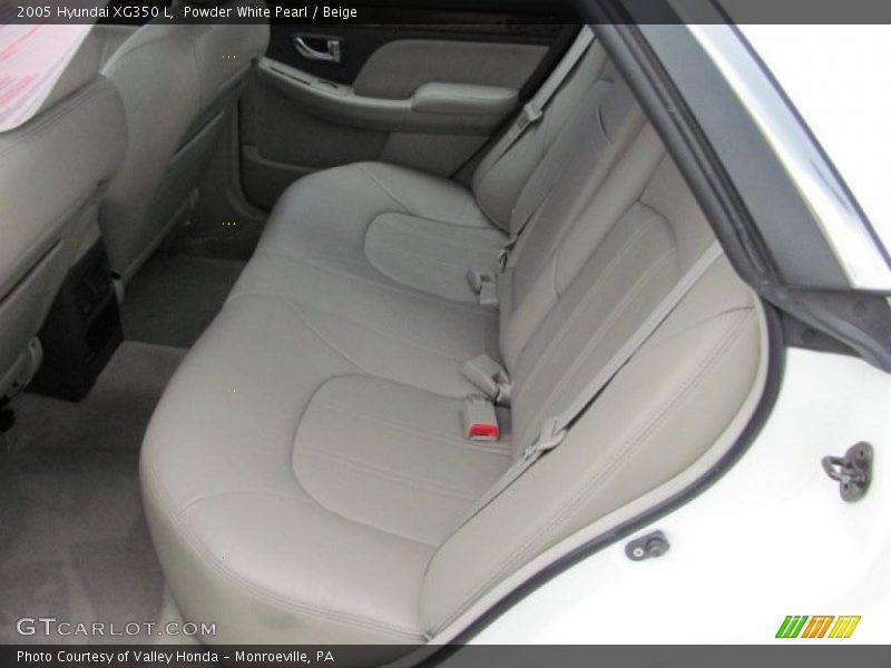 Powder White Pearl / Beige 2005 Hyundai XG350 L