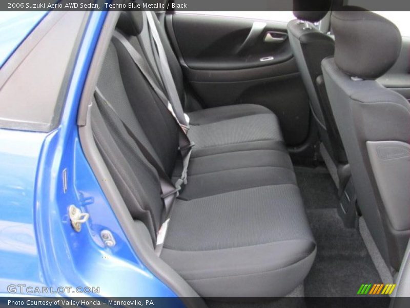 Techno Blue Metallic / Black 2006 Suzuki Aerio AWD Sedan