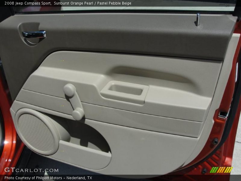 Sunburst Orange Pearl / Pastel Pebble Beige 2008 Jeep Compass Sport