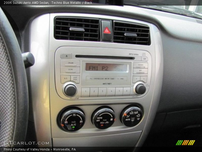Techno Blue Metallic / Black 2006 Suzuki Aerio AWD Sedan