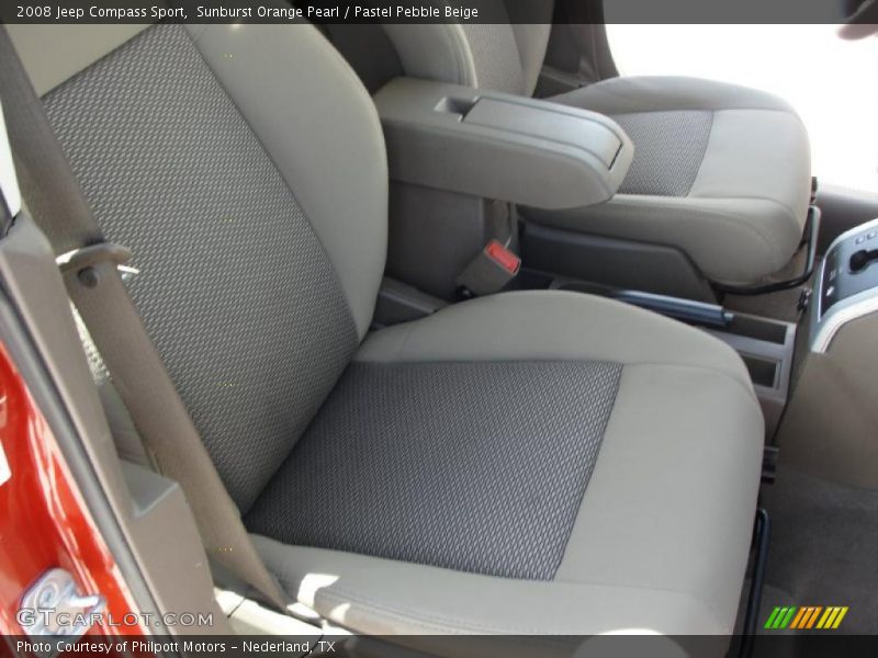Sunburst Orange Pearl / Pastel Pebble Beige 2008 Jeep Compass Sport