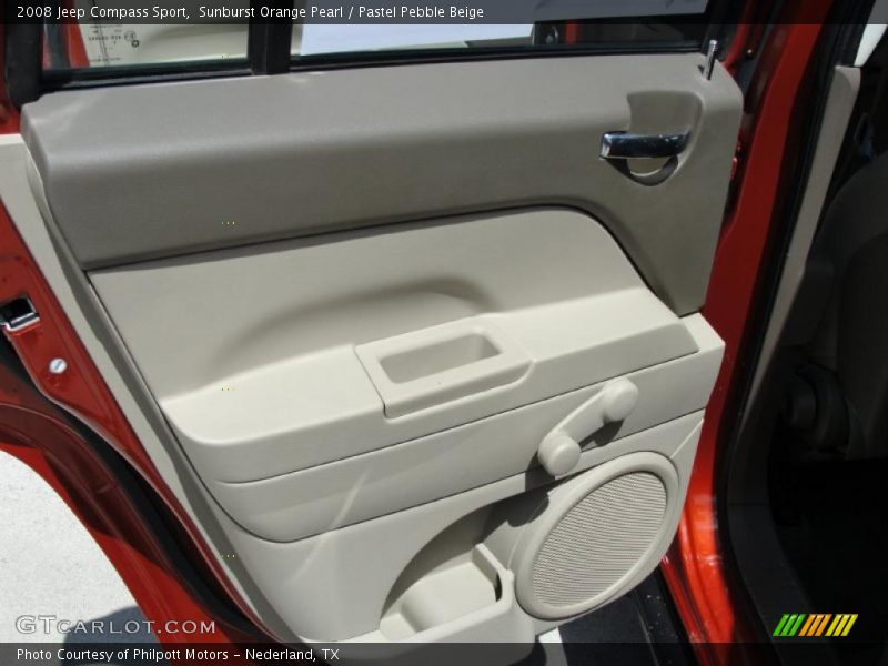 Sunburst Orange Pearl / Pastel Pebble Beige 2008 Jeep Compass Sport